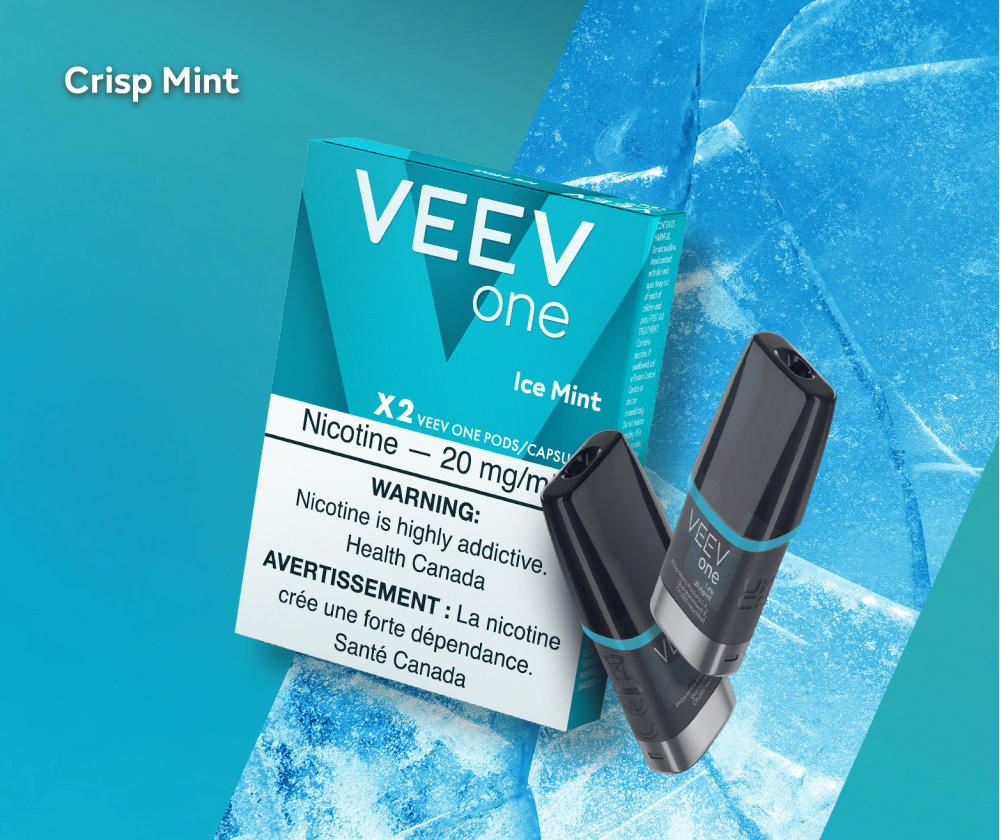 VEEV ONE - CLOSED PODS - ICE MINT (CRISP MINT) OttawaVape VEEV ONE - CLOSED PODS - ICE MINT (CRISP MINT) OttawaVape