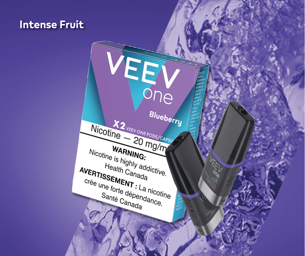 VEEV ONE - CLOSED PODS - BLUEBERRY (INTENSE FRUIT) OttawaVape VEEV ONE - CLOSED PODS - BLUEBERRY (INTENSE FRUIT) OttawaVape