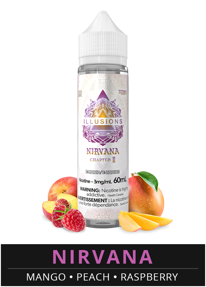 ILLUSIONS - E-LIQUID - FREEBASE - 60ML - NIRVANA OttawaVape ILLUSIONS - E-LIQUID - FREEBASE - 60ML - NIRVANA OttawaVape