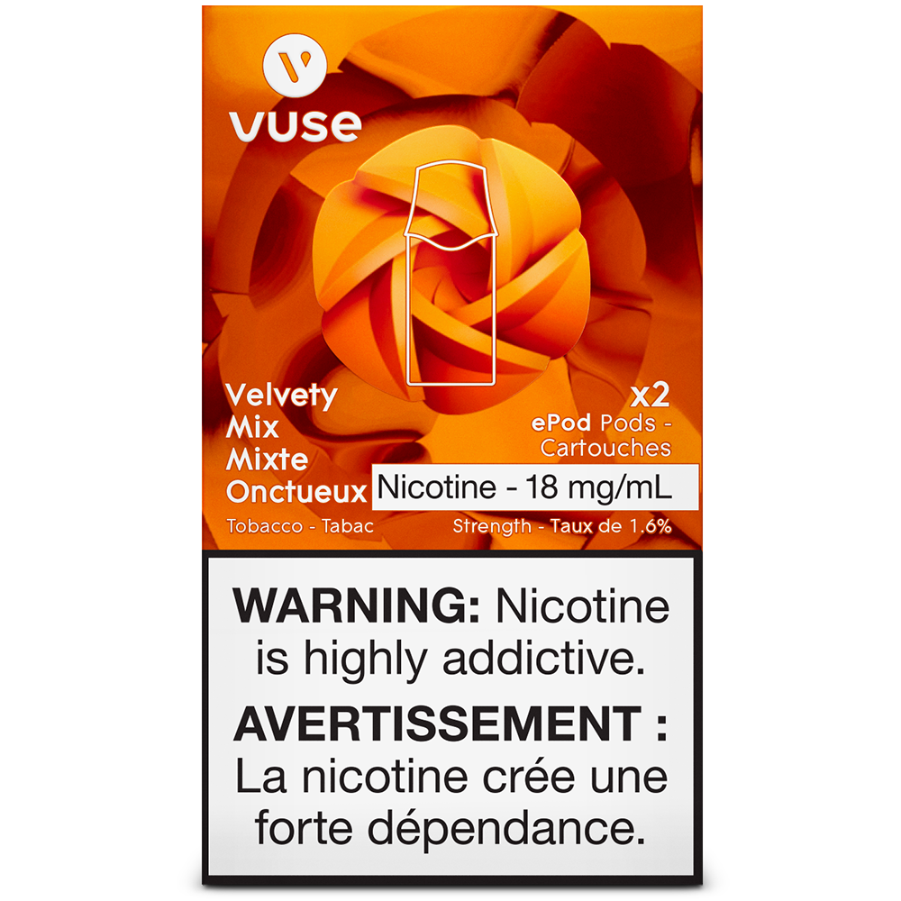 VUSE - CLOSED PODS - (2 PACK) - VELVETY MIX OttawaVape VUSE - CLOSED PODS - (2 PACK) - VELVETY MIX OttawaVape