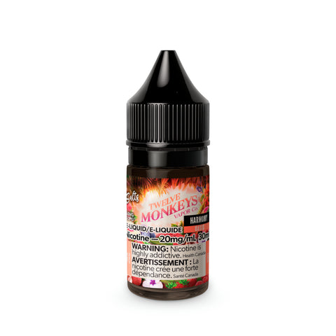 TWELVE MONKEYS - E-LIQUID - NIC SALT - 30 ML - HARMONY