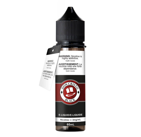 DON CRISTO - E-LIQUID - FREEBASE - 60 ML - BLACK
