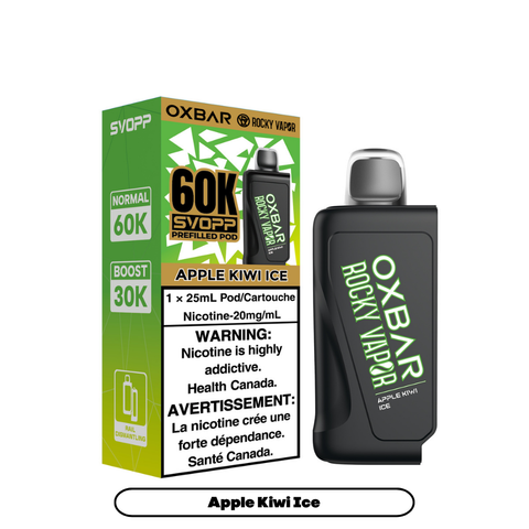 OXBAR SVOPP - CLOSED PODS - 60K - APPLE KIWI ICE