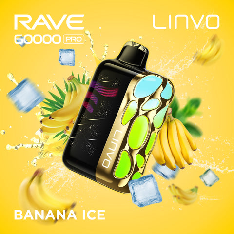 LINVO RAVE PRO - DISPOSABLE - BANANA ICE