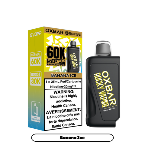 OXBAR SVOPP - CLOSED PODS - 60K - BANANA ICE