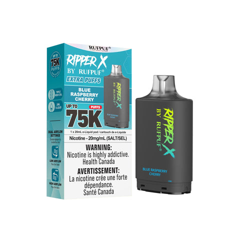 RIPPER X BY RUFPUF - CLOSED PODS - 75K - BLUE RASPBERRY CHERRY
