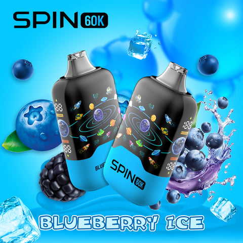 SPIN 60K - DISPOSABLE - BLUEBERRY ICE