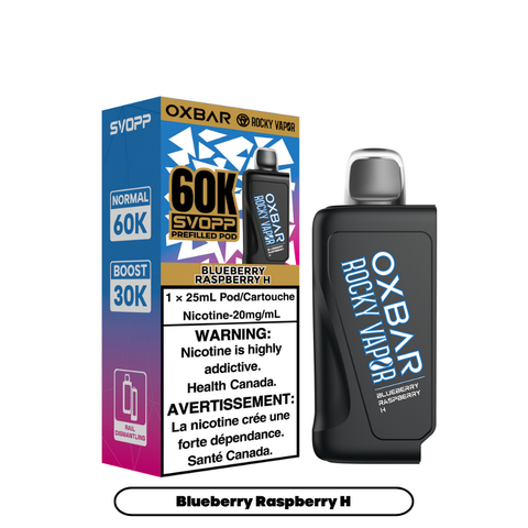 OXBAR SVOPP - CLOSED PODS - 60K - BLUEBERRY RASPBERRY H