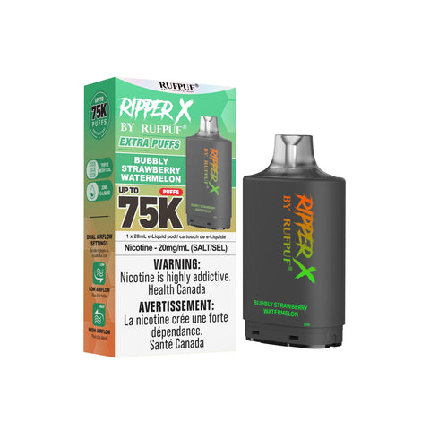 RIPPER X BY RUFPUF - CLOSED PODS - 75K - BUBBLY STRAWBERRY WATERMELON