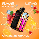 LINVO RAVE PRO - DISPOSABLE - CRANBERRY ORANGE