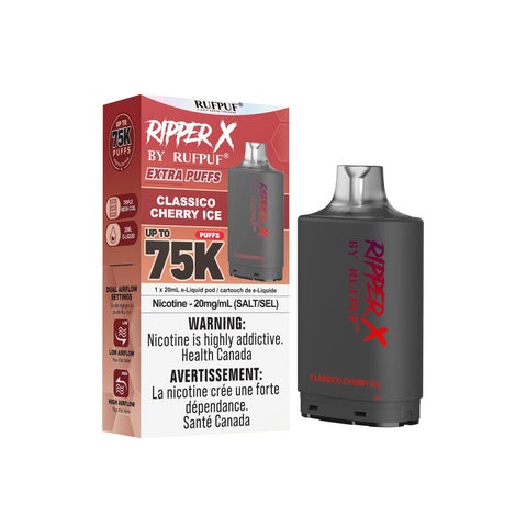 RIPPER X BY RUFPUF - CLOSED PODS - 75K - CLASSICO CHERRY ICE