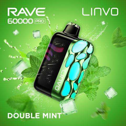 LINVO RAVE PRO - DISPOSABLE - DOUBLE MINT