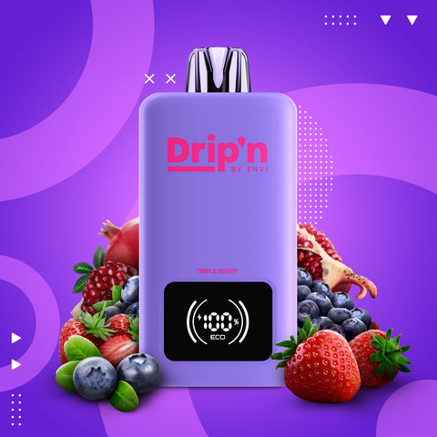 DRIP'N BY ENVI - 70K - DISPOSABLE - TRIPLE BERRY