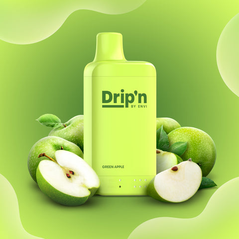 DRIP'N BY ENVI COMPACT - DISPOSABLE - GREEN APPLE