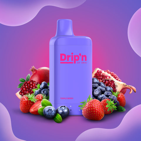 DRIP'N BY ENVI COMPACT - DISPOSABLE - TRIPLE BERRY