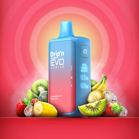 DRIP'N BY ENVI EVO 28K SERIES - DISPOSABLE - STRAWBERRY KIWI BANANA ICE