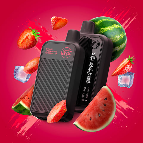 FLAVOUR BEAST BEAST MODE MAX - 18K - DISPOSABLE - SAVAGE STRAWBERRY WATERMELON ICED