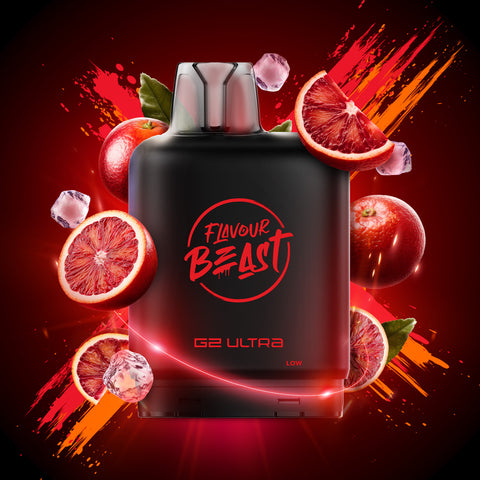 LEVEL X - FLAVOUR BEAST G2 ULTRA POD - BANGIN' BLOOD ORANGE