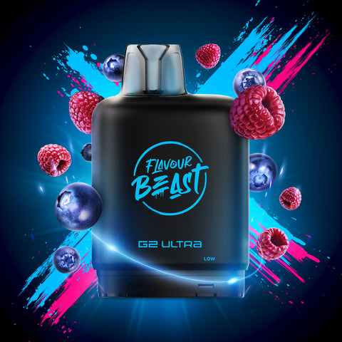 LEVEL X - FLAVOUR BEAST G2 ULTRA POD - BOMB BLUE RAZZ