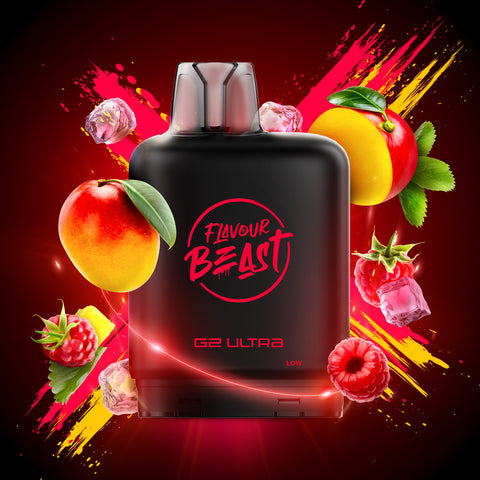 LEVEL X - FLAVOUR BEAST G2 ULTRA POD - RAGIN' RAZZ MANGO