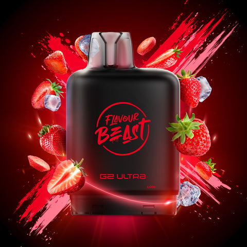 LEVEL X - FLAVOUR BEAST G2 ULTRA POD - SIC STRAWBERRY