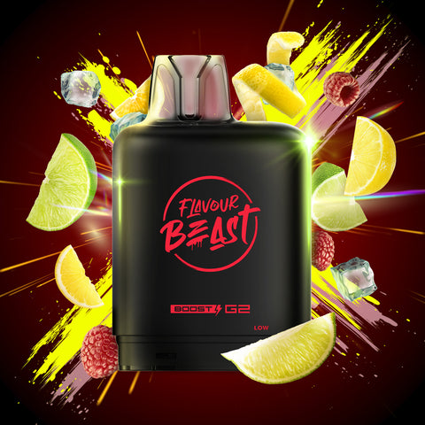 LEVEL X - FLAVOUR BEAST - BOOST G2 - MTN CITRUS RASPBERRY