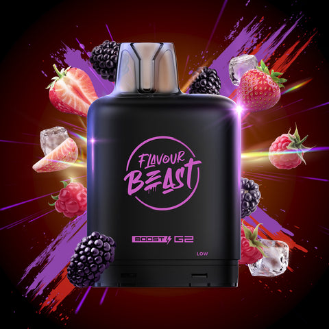 LEVEL X - FLAVOUR BEAST - BOOST G2 - TANGY BERRIES