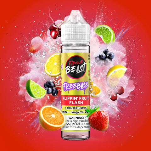 FLAVOUR BEAST - E-LIQUID - FREEBASE - 60 ML - FLIPPIN' FRUIT FLASH
