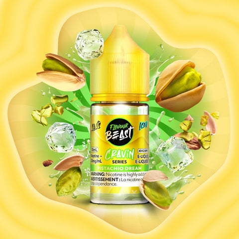 FLAVOUR BEAST - CRAVIN - E-LIQUID - NIC SALT - 30 ML - PISTACHIO DREAM ICED