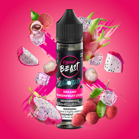 FLAVOUR BEAST - E-LIQUID - NIC SALT - 60 ML - DREAMY DRAGONFRUIT LYCHEE ICED