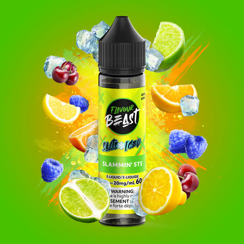 FLAVOUR BEAST - E-LIQUID - NIC SALT - 60 ML - SLAMMIN' STS ICED