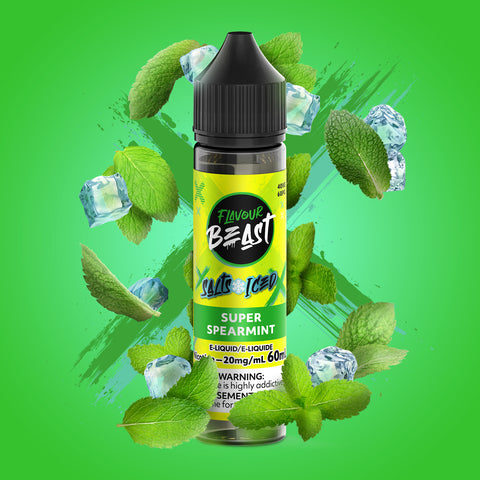 FLAVOUR BEAST - E-LIQUID - NIC SALT - 60 ML - SUPER SPEARMINT ICED