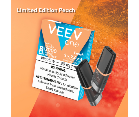 VEEV ONE - CLOSED PODS - PEACH (LIMITED EDITION)