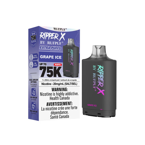 RIPPER X BY RUFPUF - CLOSED PODS - 75K - GRAPE ICE