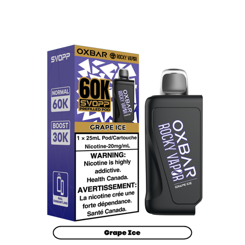 OXBAR SVOPP - CLOSED PODS - 60K - GRAPE ICE