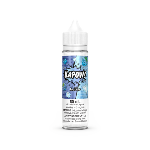 KAPOW - E-LIQUID - FREEBASE - 60 ML - IM BLUE