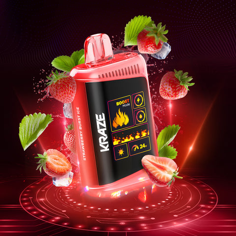 KRAZE - DISPOSABLE - HD MEGA - STRAWBERRY BURST ICE