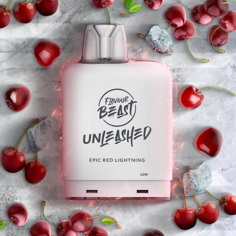 LEVEL X - FLAVOUR BEAST UNLEASHED - G2 BOOST POD - EPIC RED LIGHTNING