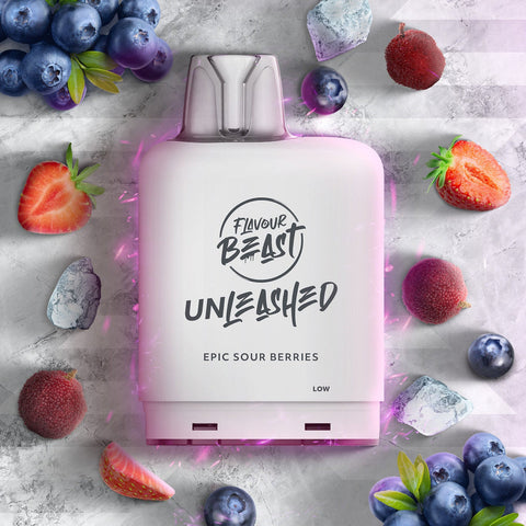 LEVEL X - FLAVOUR BEAST UNLEASHED - G2 BOOST POD - EPIC SOUR BERRIES