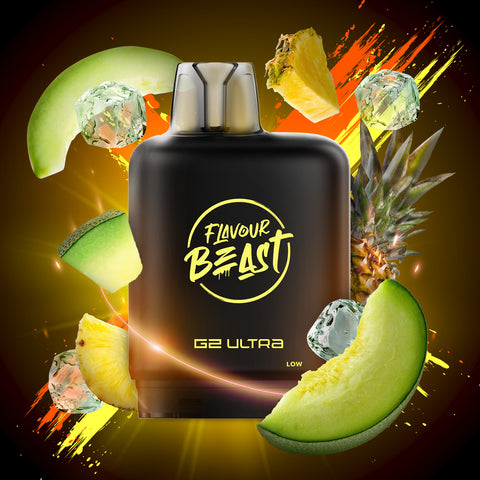 LEVEL X - FLAVOUR BEAST G2 ULTRA POD - HONEYDEW PINEAPPLE ICED