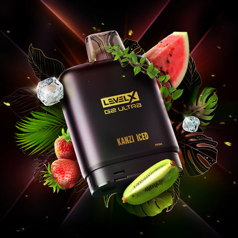 LEVEL X - FLAVOUR BEAST X TWELVE MONKEYS G2 ULTRA POD - KANZI ICED