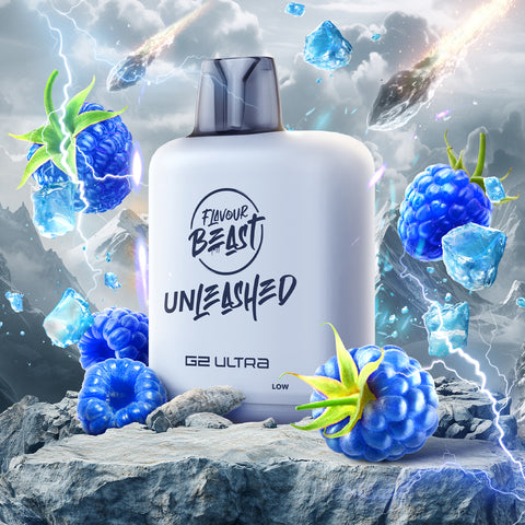 LEVEL X - FLAVOUR BEAST UNLEASHED G2 ULTRA POD - EPIC BLUE RAZZ