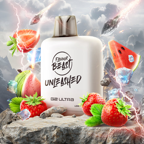 LEVEL X - FLAVOUR BEAST UNLEASHED G2 ULTRA POD - EPIC STRAWBERRY WATERMELON
