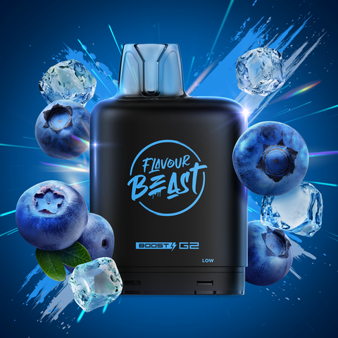 LEVEL X - FLAVOUR BEAST - BOOST G2 - BOSS BLUEBERRY ICED