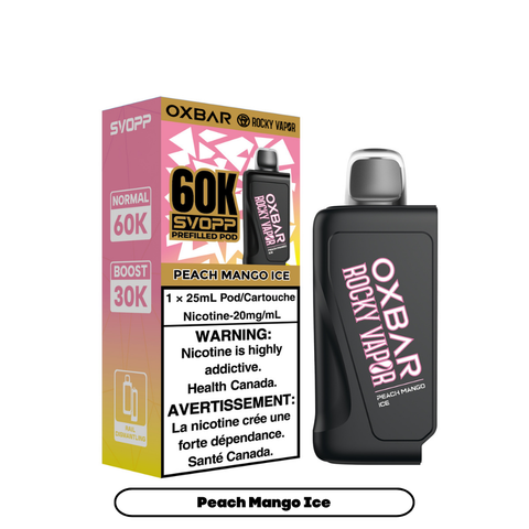 OXBAR SVOPP - CLOSED PODS - 60K - PEACH MANGO ICE