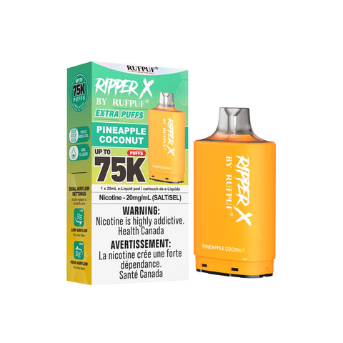 RIPPER X BY RUFPUF - CLOSED PODS - 75K - PINEAPPLE COCONUT