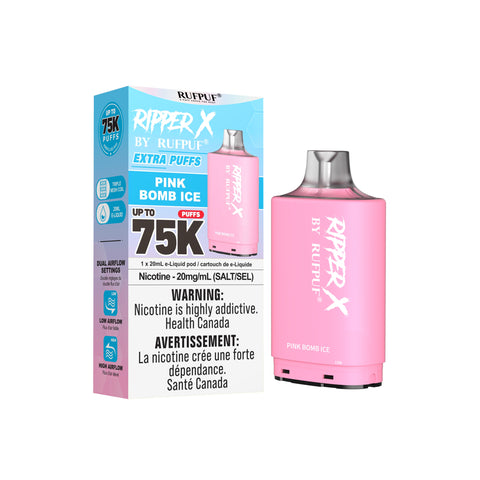 RIPPER X BY RUFPUF - CLOSED PODS - 75K - PINK BOMB ICE