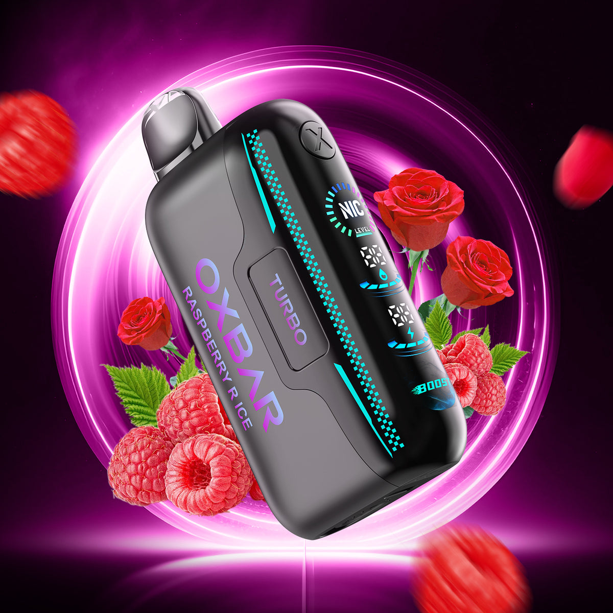 OXBAR ROCKY VAPOR G42K - DISPOSABLE - RASPBERRY R ICE – OttawaVape