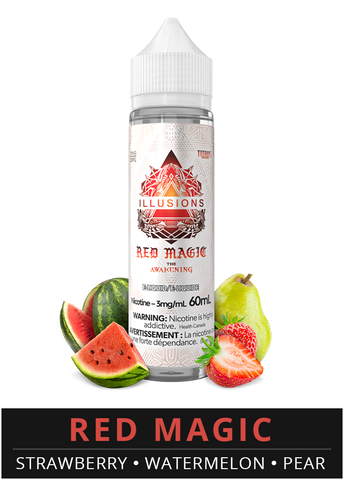 ILLUSIONS - E-LIQUID - FREEBASE - 60ML - RED MAGIC