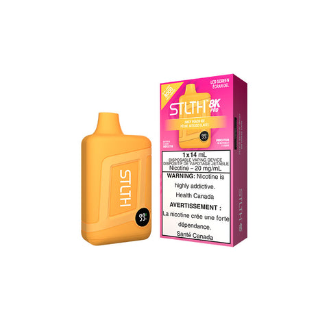 STLTH BOX 8K PRO DISPOSABLE - JUICY PEACH ICE